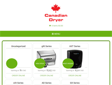 Tablet Screenshot of canadiandryer.com